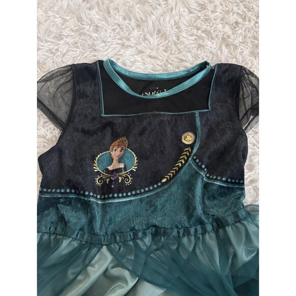 Disney Frozen Anna Girls Sz. 10/12 Dress/nightgown. Cute, Fun - Picture 7 of 11